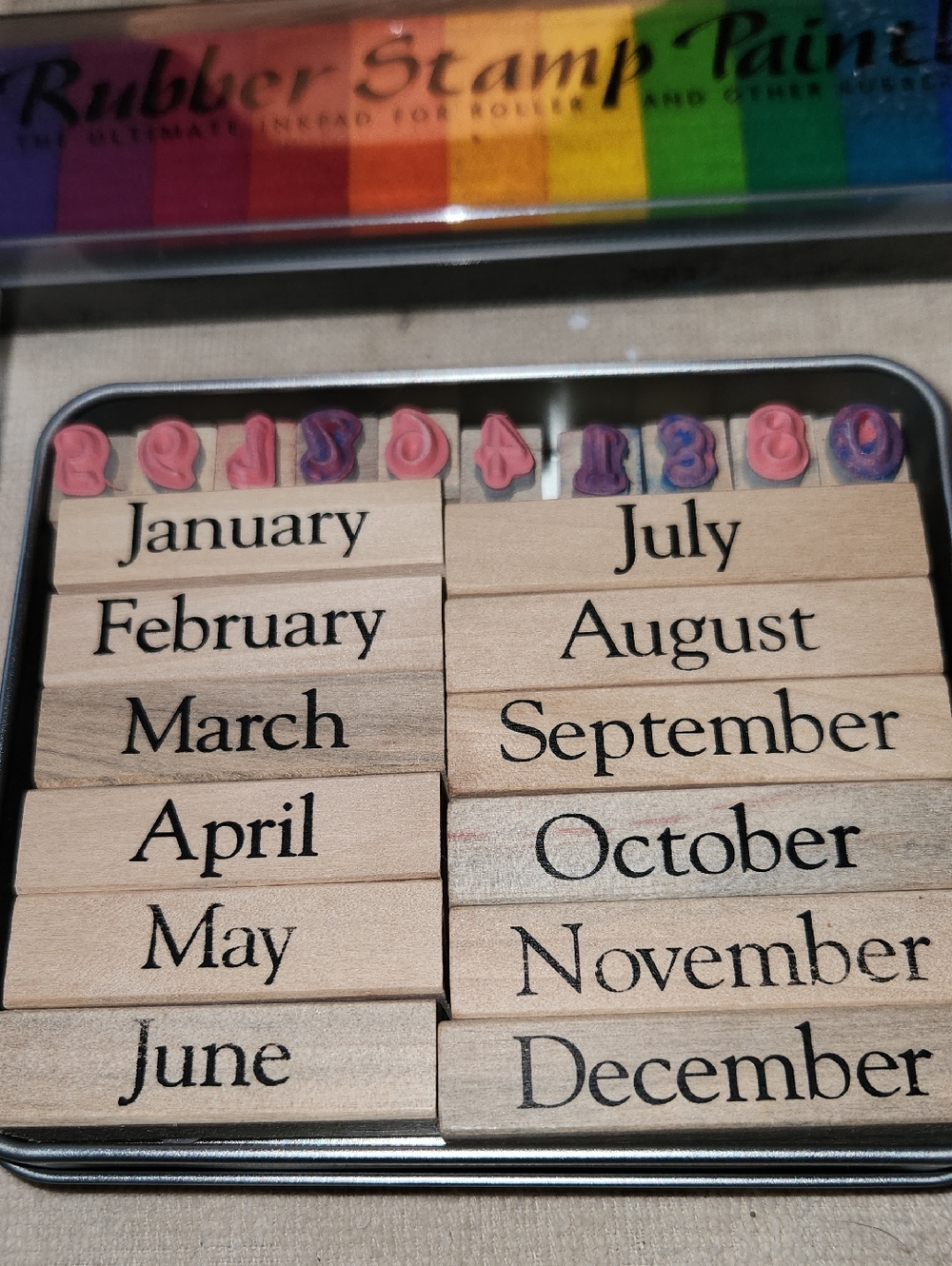 Stamps And Ink Pad Set - Picture 3 of 9